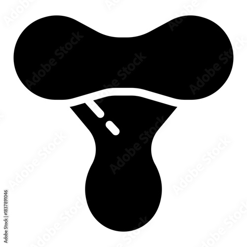 Mushrooms icons . Mushroom stem and cap, thin line design. The body of the fungus, linear symbols collection.. isolated vector illustration.