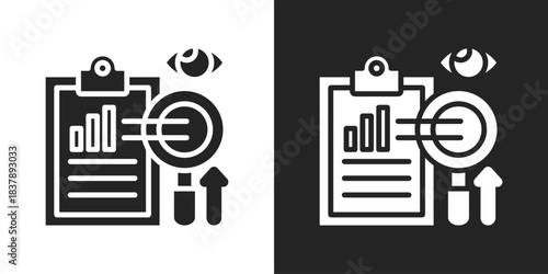 Transparency Icon In Black And White Glyph Style