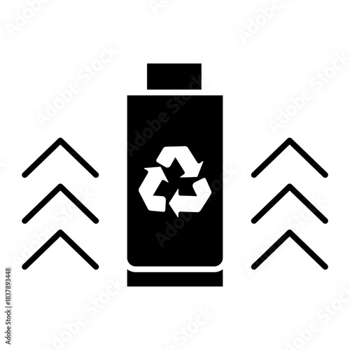 rechargeable battery Solid icon