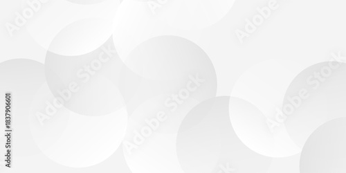 Modern background with gray circle. White and grey abstract modern transparency circle presentation background abstract simple