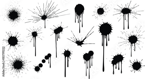 Stars collection. Star vector icons. Golden and Black set of Stars, isolated on transparent background. Star icon. Stars in modern simple flat style. 