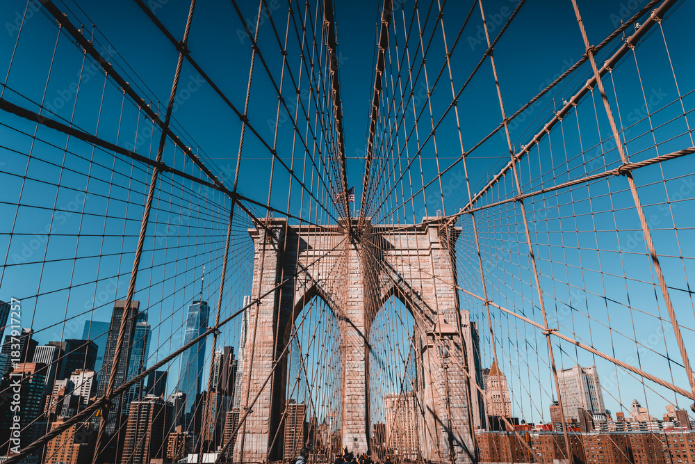Fototapeta premium brooklyn bridge new york city