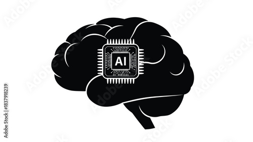 Artificial intelligence integrated with the human brain a concept of future technology