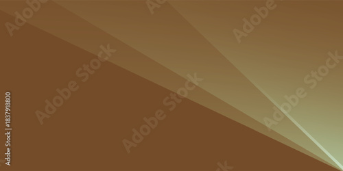 Brown and black abstract geometric luxury background vector. Social ads banner or Landing page. Eps 10