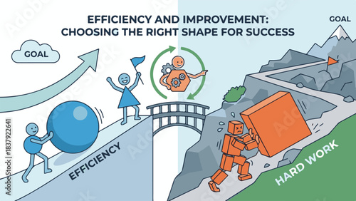 Efficiency vs. Hard Work: Choosing Smart Strategies for Success