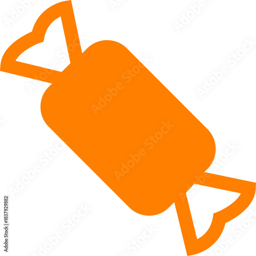 Candy sweets icon in colorful flat line style featuring confection, dessert, treat, bonbon, sugar, snack and related synonym elements for holiday graphics, packaging, party design and decoration