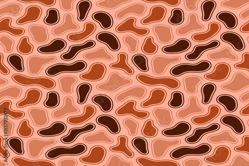 Abstract stone pebble background. Pebble seamless pattern illustration.
