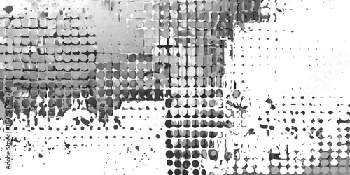 Abstract grunge background with textured numbers and vector pattern