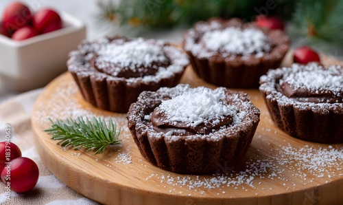 Sweeten your holidays with these festive chocolate tartletsFor the Tartlet Shell