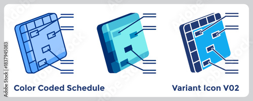 Color Coded Schedule