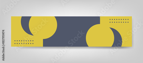 Minimal Geometric LinkedIn Banner Background