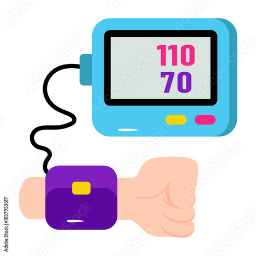 Premium download icon of bp checking 