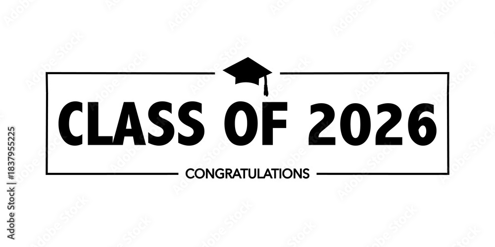Fototapeta premium Class of 2026