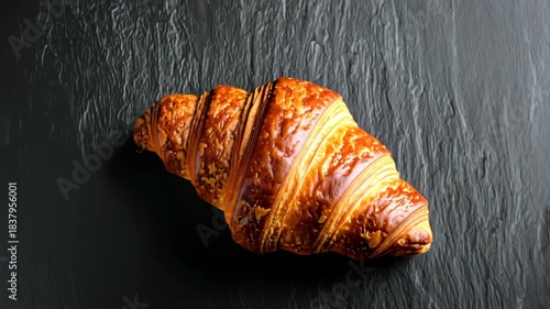 Croise on black background stylized croise presented against plain dark backdrop highlighting its form and simplicity