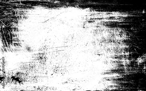 Grunge abstract monochrome. Grunge is black and white. Abstract monochrome texture. Vintage old background of scratches, cracks, chips, dust. 