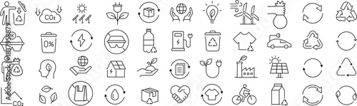 ベクターでモノクロのゼロウエストに関する線画アイコンセット
