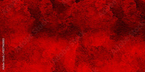 red grunge background. Beautiful horror wall texture background.
