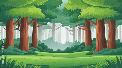 green forest landscape