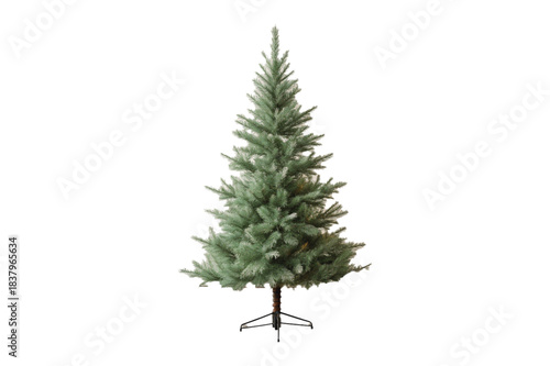 Artificial fir tree false spruce tree isolated 