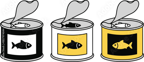 Cat food vector, fish tail logo vector, fish tuna salmon logo kitten calico character, cat food icon kitten cartoon vector