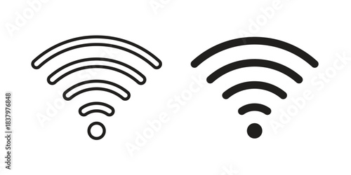 Signals icons set. Pixel Perfect scalable icons.