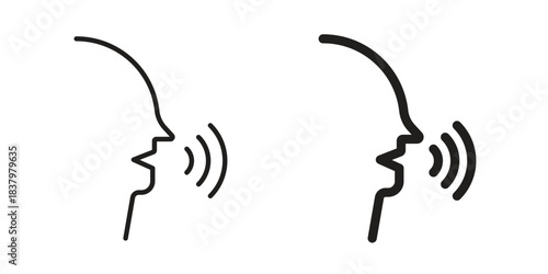 Voice icons set. Pixel Perfect scalable icons.