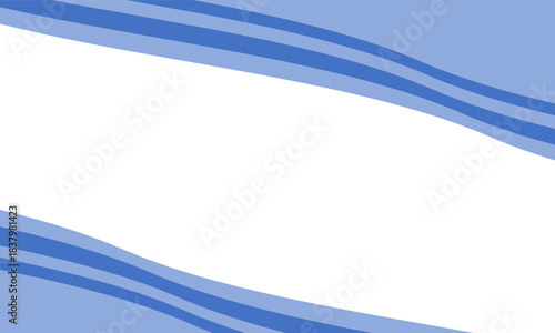 gray and blue abstract curve background, wave vector on white background, design for business presentation slide or backdrop, gradient tape ribbon background, presentation slide template