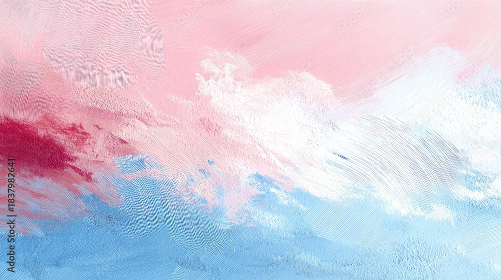 Obraz premium a digital art piece resembling a painted canvas with vibrant hues and textures that mimic traditional media, such as oil paint on a canvas