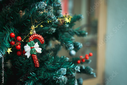 Christmas background for festivals, Merry Christmas, Happy New Year, gift exchange, anniversary, postcard design. with copy space