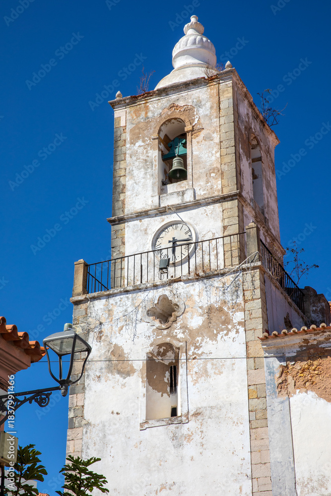 Fototapeta premium Igreja de Sao Sebastiao in Lagos, Portugal