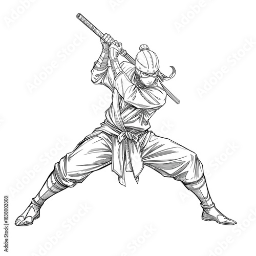 Ninja Illustration Very Cool