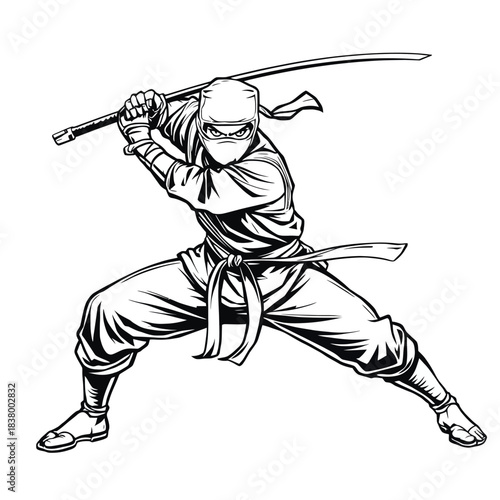 Ninja Illustration Very Cool