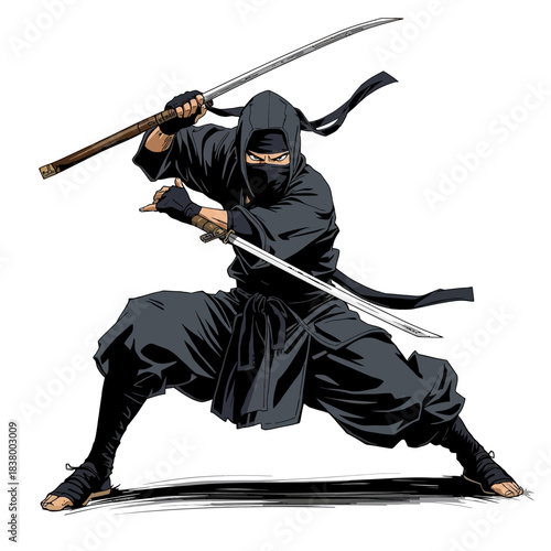 Ninja Illustration Very Cool