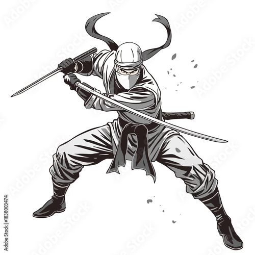 Ninja Illustration Very Cool