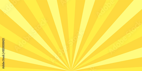 Light, Sunrise sunbeam rays, yellow lines background, light