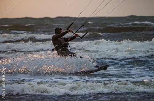 A beautiful sunset on rhosneigr beach Anglesey