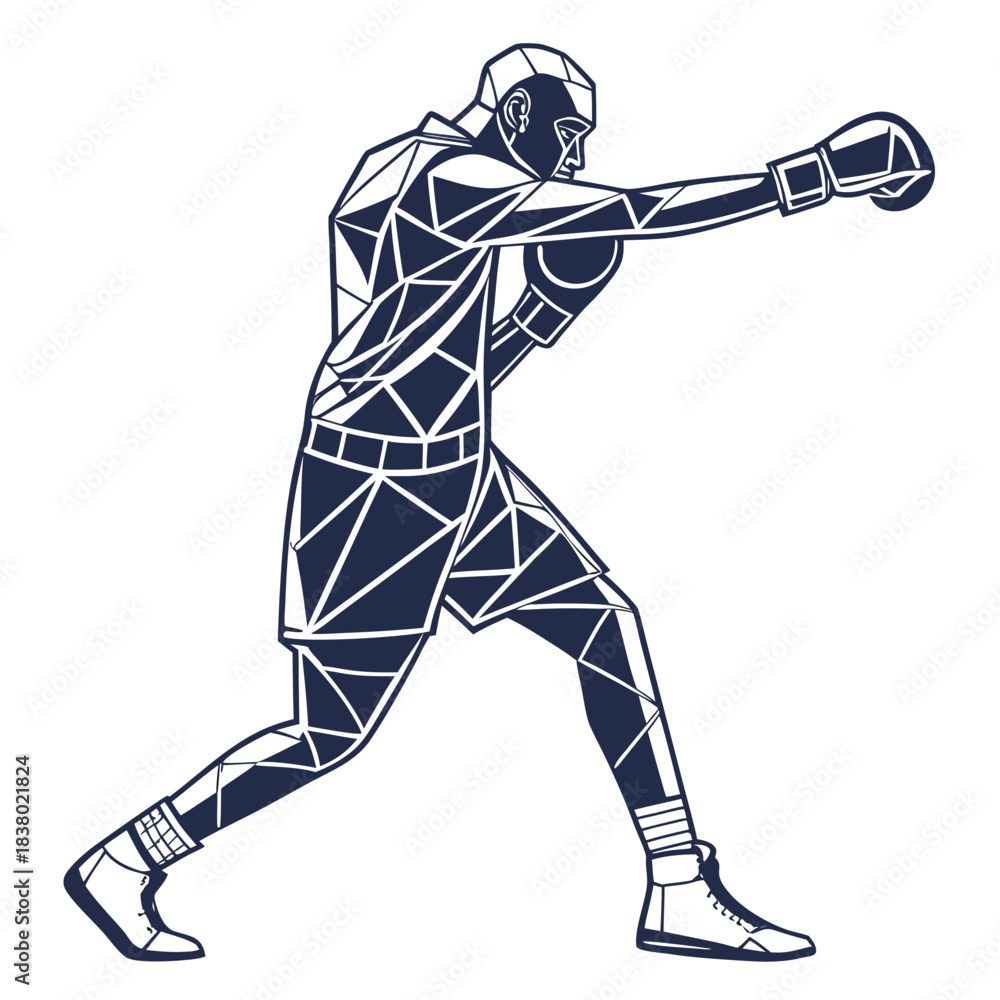 Fototapeta premium Baseball player silhouette vector illustration in action