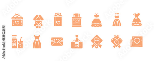 WEDDING LINE ICON PACK
