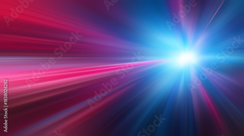 blue light fast forward zoom motion high speed laser futuristic technology lighting concept abstract for background