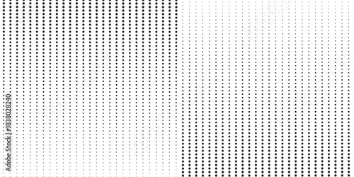 Dotted gradient halftone background. Horizontal seamless dots pattern in pop art style. Abstract modern stylish texture. Vector illustration.