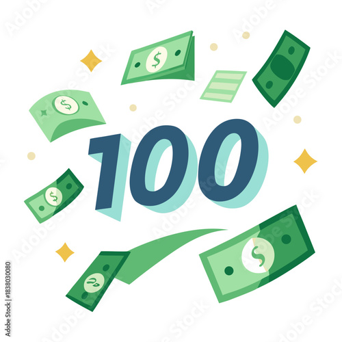 vector illustration of a dollar sign