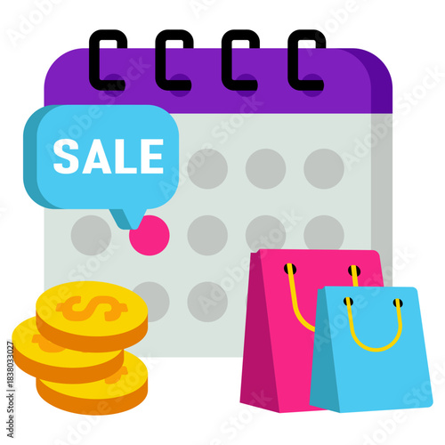 Perfect design icon of shopping schedule