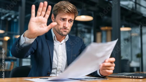 No Deal: Angry Professional Walks Out After Failed Negotiation