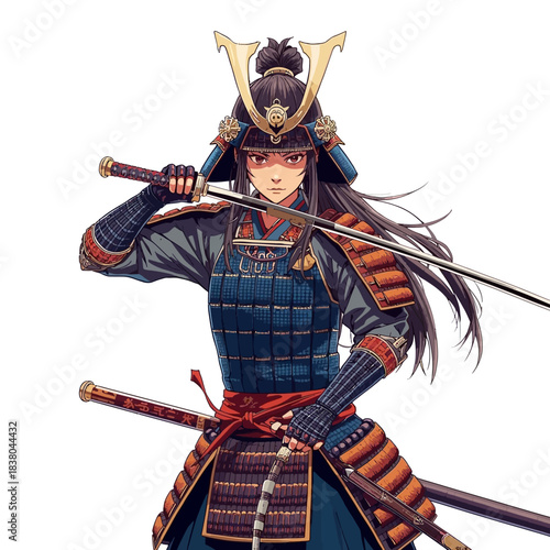 Woman Samurai Very Cool Design