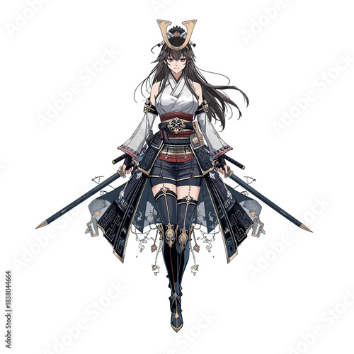 Woman Samurai Very Cool Design