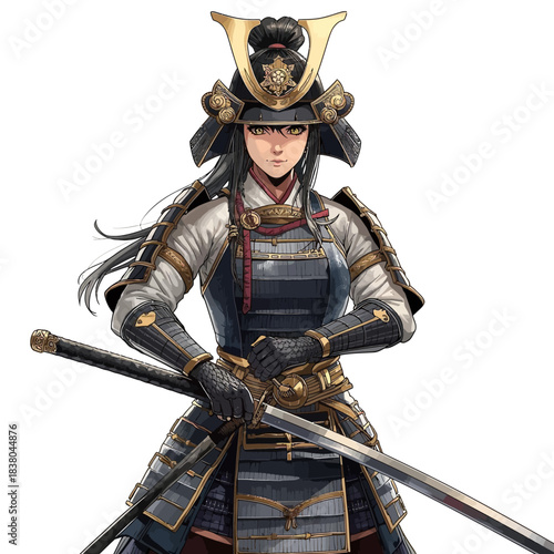 Woman Samurai Very Cool Design