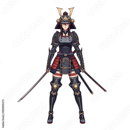Woman Samurai Very Cool Design