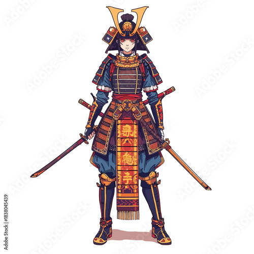 Woman Samurai Very Cool Design
