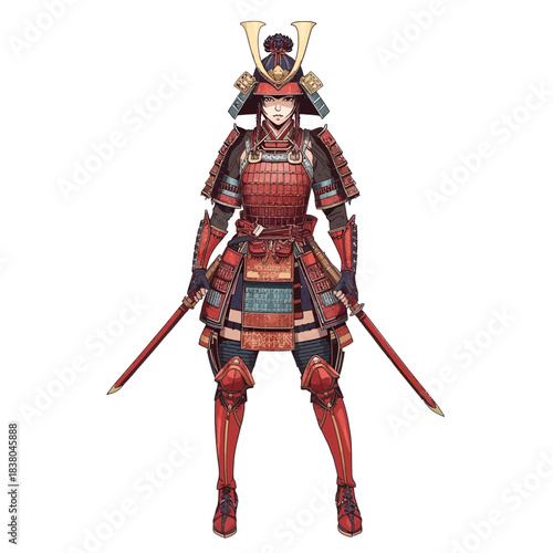 Woman Samurai Very Cool Design