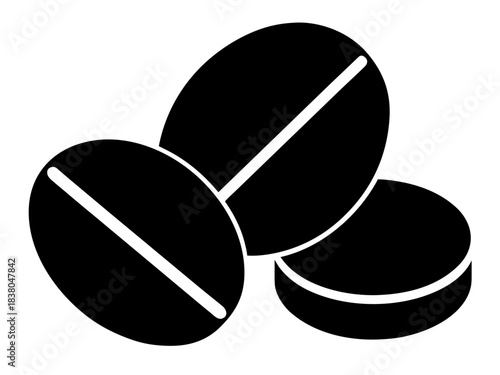 pills black silhouette vector,pills simple vector